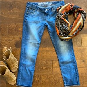 EXPRESS cropped Zelda ankle jean legging